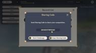 Copy and paste the Sharing Code (Image via HoYoverse)